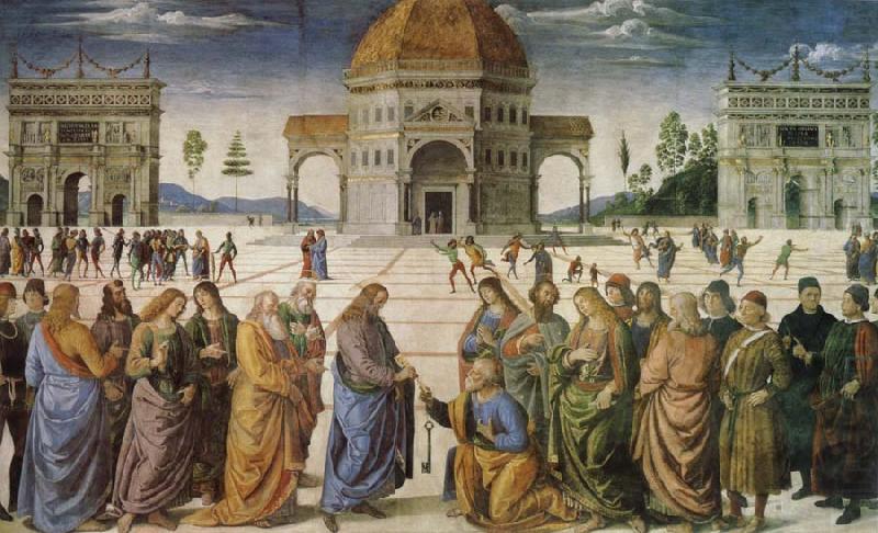 Pietro Perugino Charge to Peter china oil painting image